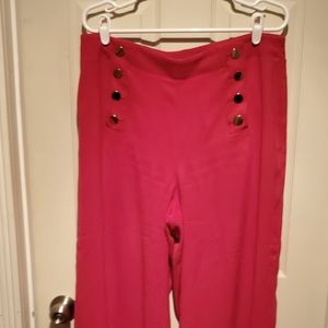 Loft Wide Leg Sailor Crop Pants